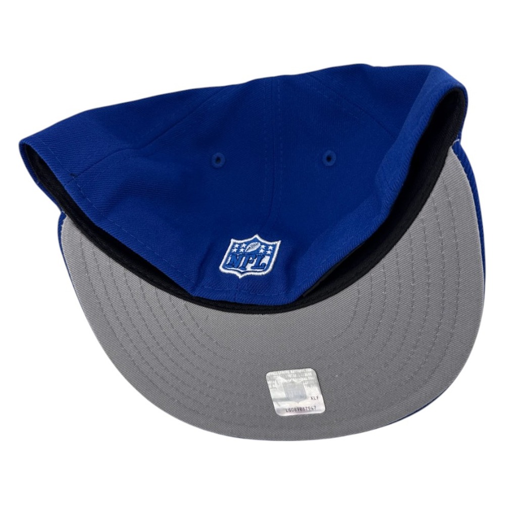 Los Angeles Rams Royal Sugar Skull Plain Jane NFL New Era 59FIFTY Fitted Hat