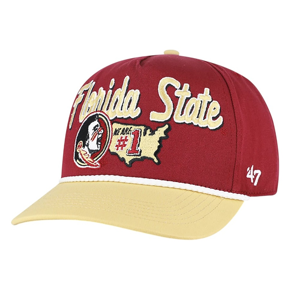 Florida State Seminoles Maroon Mascot Mania '47 Hitch Snapback Hat