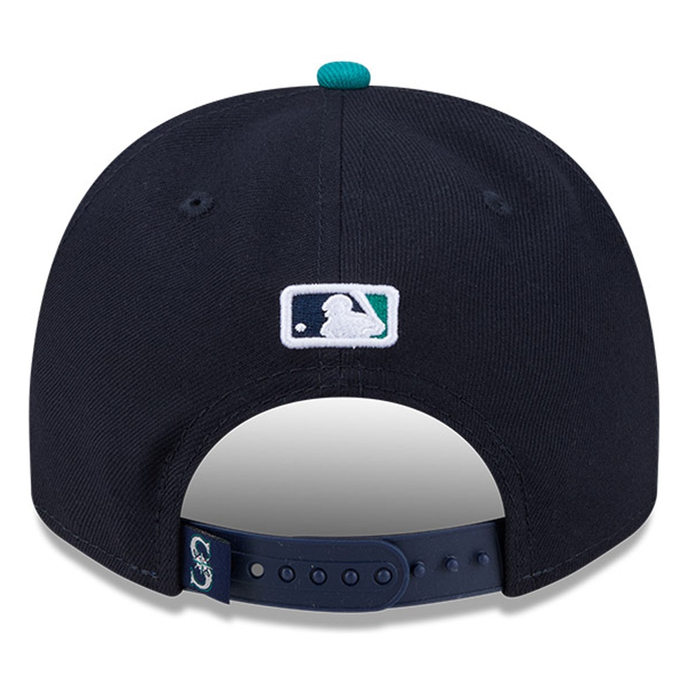 Seattle Mariners Navy Cartoon New Era 9FIFTY A-Frame Snapback Hat