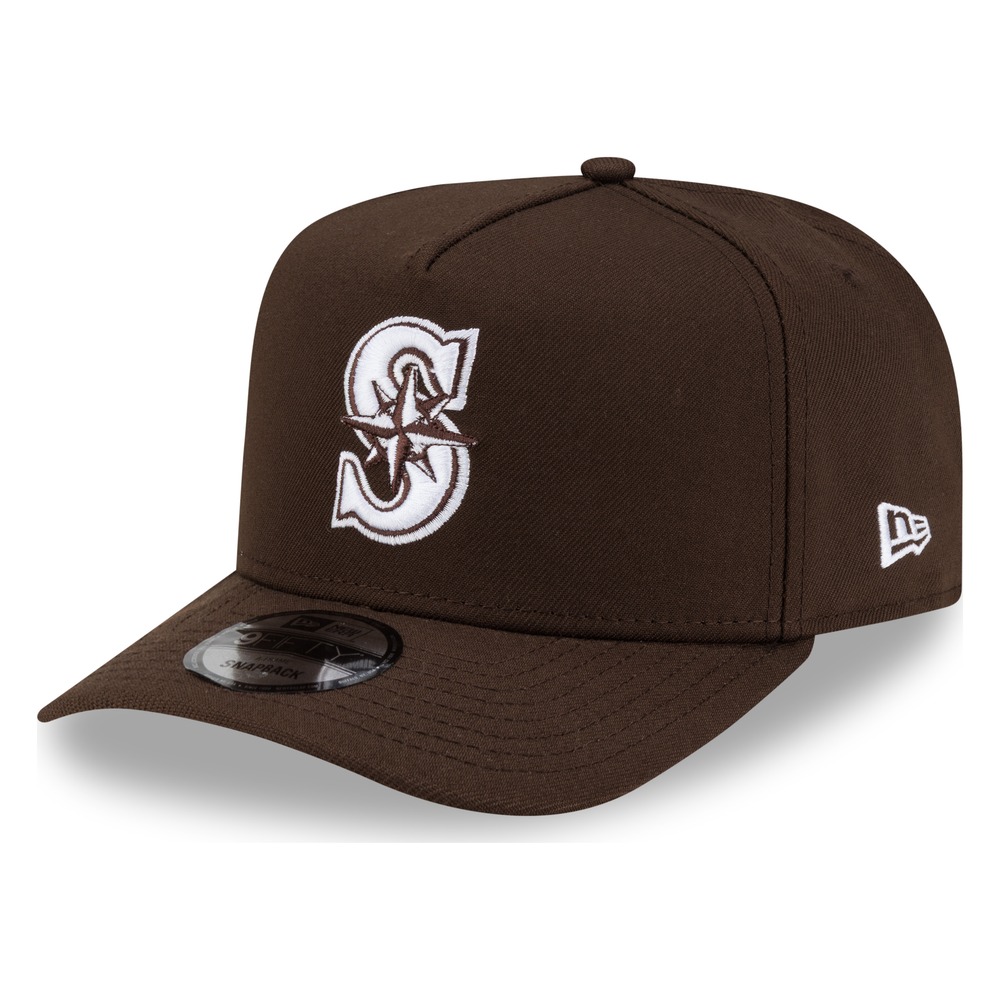 Seattle Mariners Walnut Brown New Era 9FIFTY A-Frame Snapback Hat