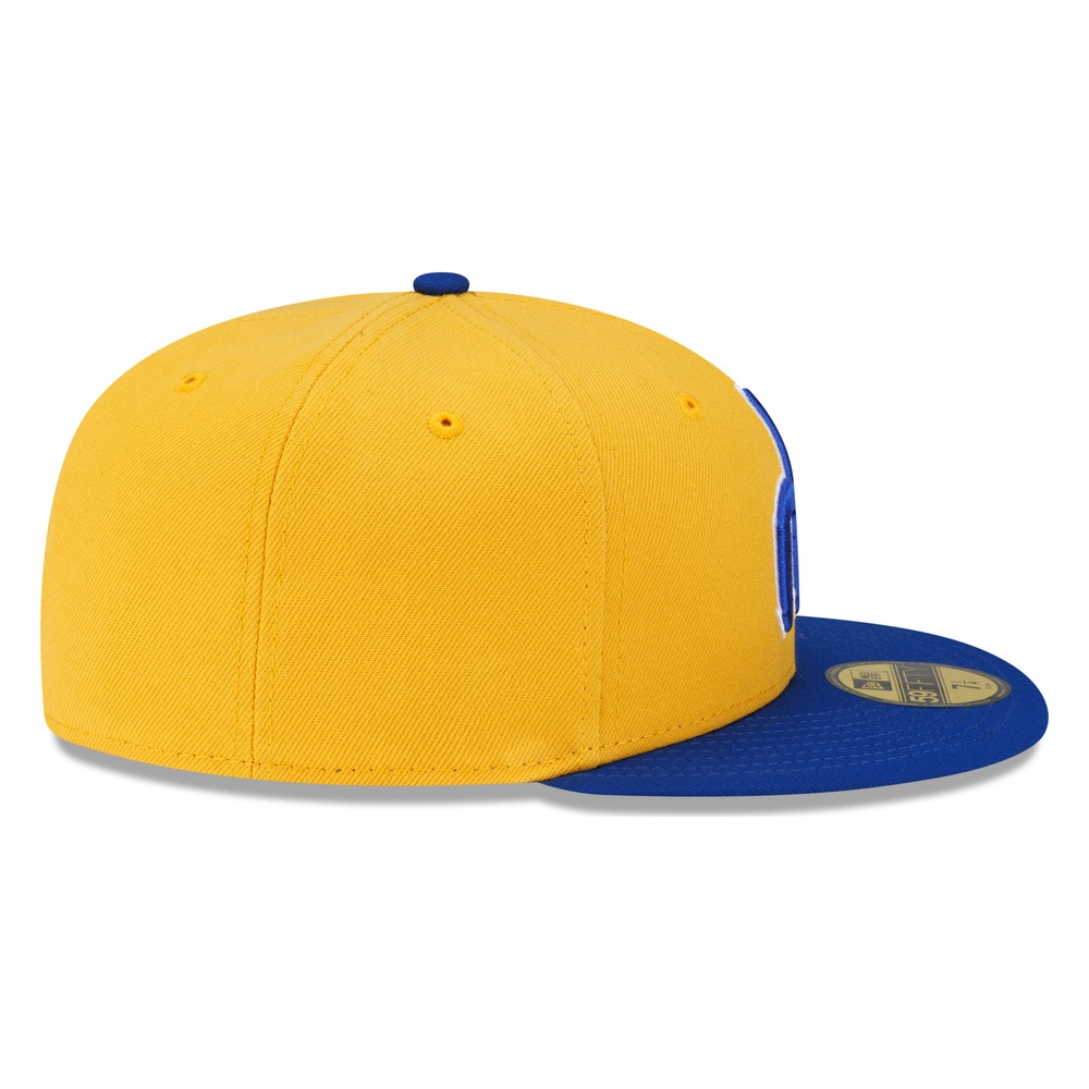 Seattle Mariners Yellow and Royal Trident Logo New Era 59FIFTY Fitted Hat