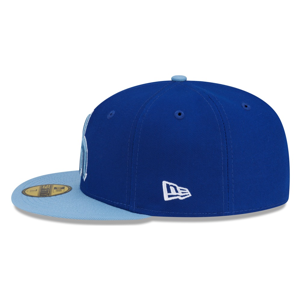 Seattle Mariners Royal and Light Blue Trident Logo New Era 59FIFTY Fitted Hat