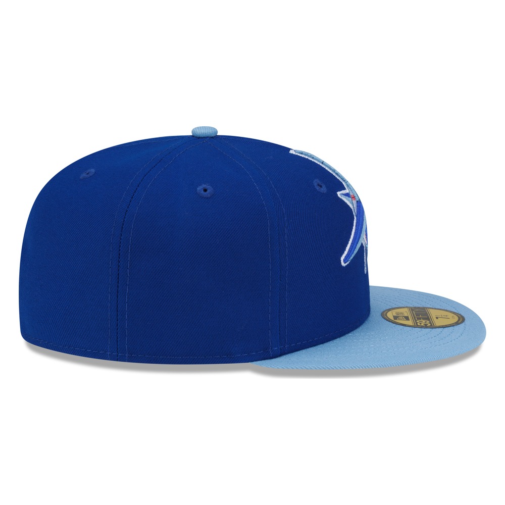 Seattle Mariners Royal and Light Blue Compass Logo New Era 59FIFTY Fitted Hat