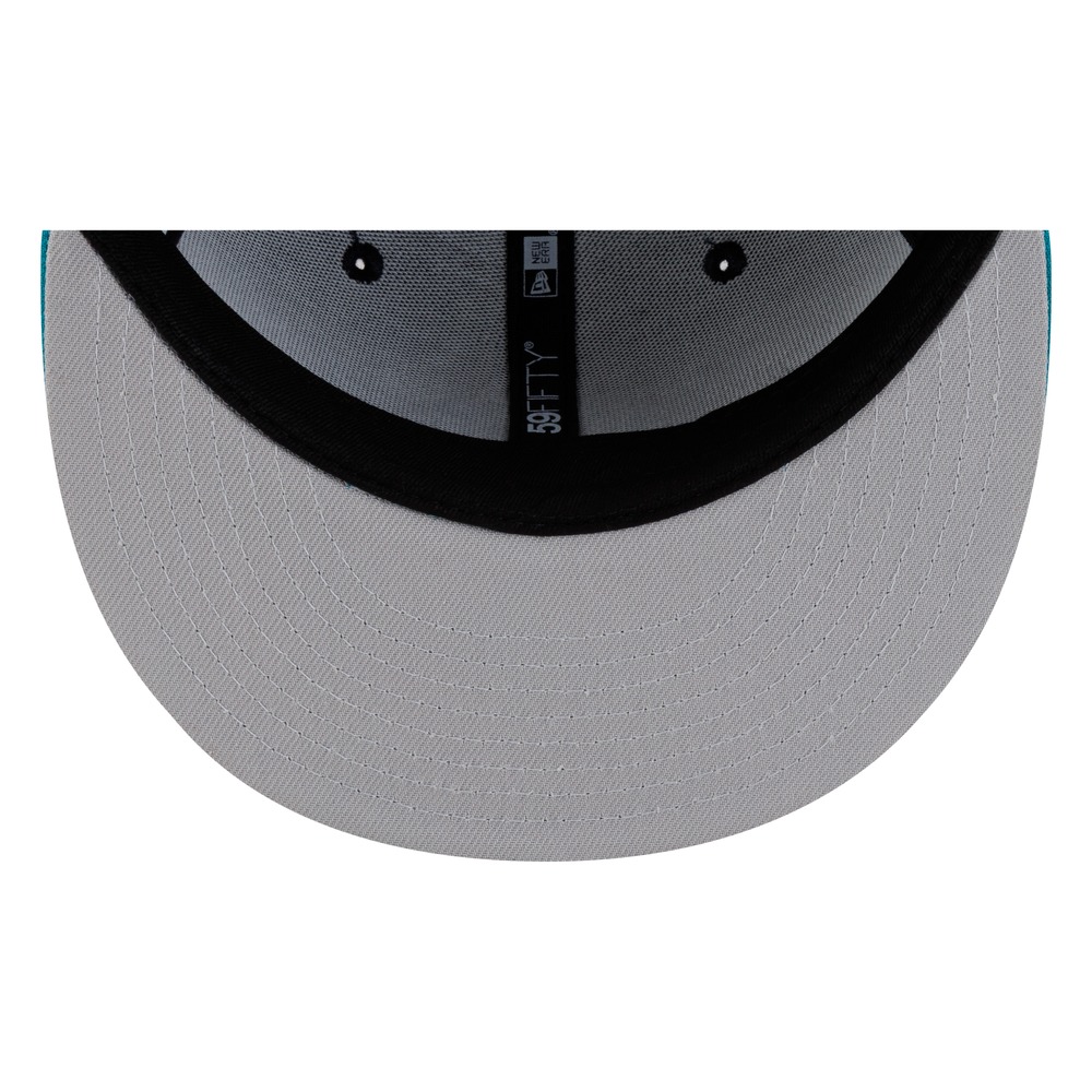 Seattle Mariners Navy and Teal Trident Logo New Era 59FIFTY Fitted Hat