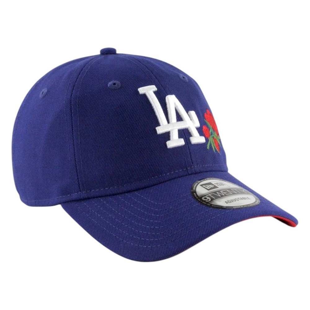 Los Angeles Dodgers Royal Blue with Rose UV New Era 9TWENTY Adjustable Hat