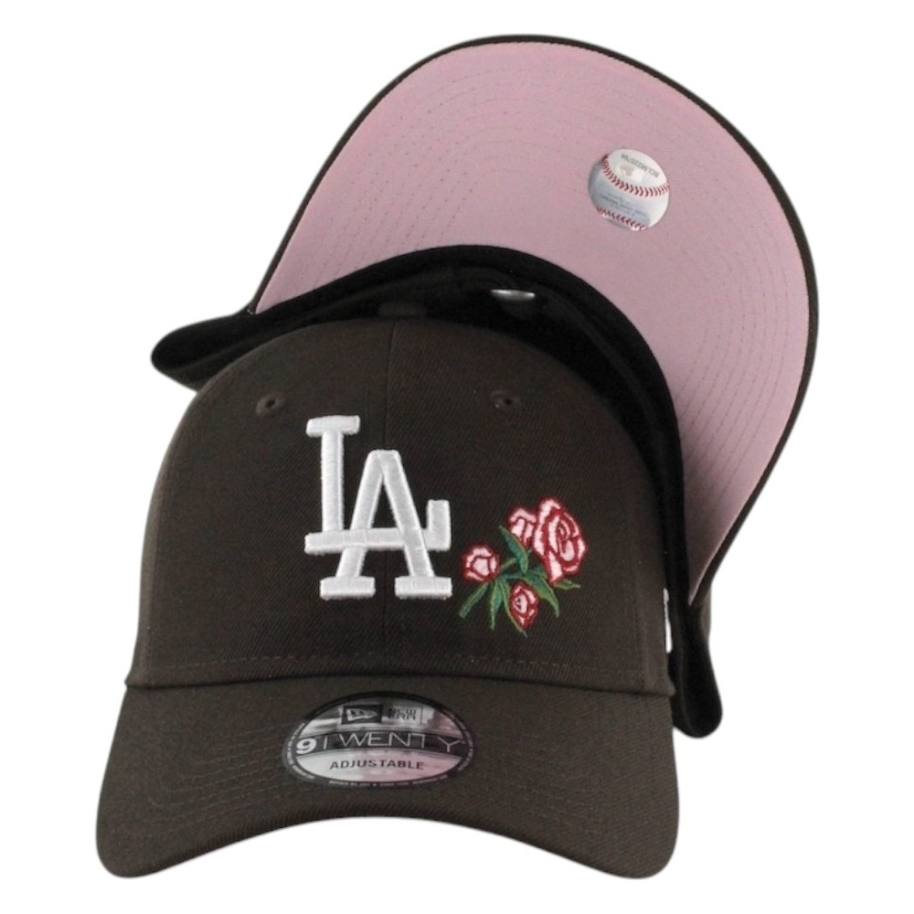 Los Angeles Dodgers with Rose New Era 9TWENTY Adjustable Hat