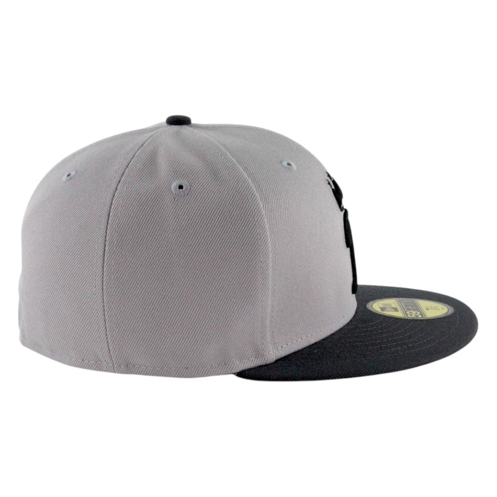 Kansas City Royals Gray and Black Two Tone Grey UV New Era 59FIFTY Fitted Hat