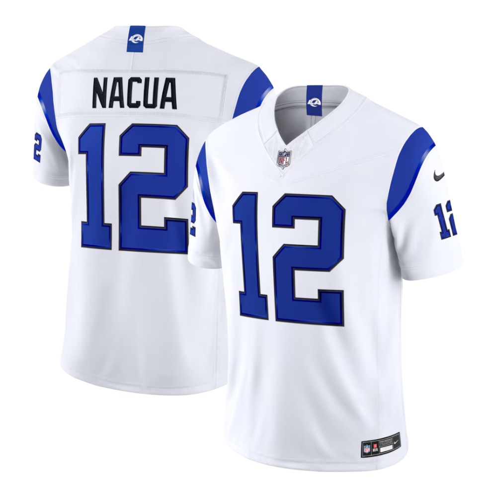 Los Angeles Rams Puka Nacua Fearsome White Alternate Nike Vapor