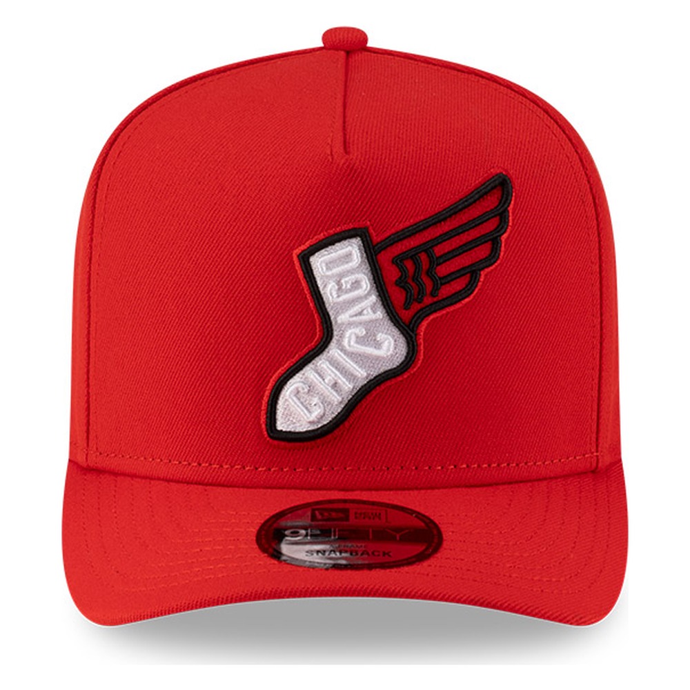 Chicago White Sox Red City Connect New Era 9FIFTY A-Frame Hat