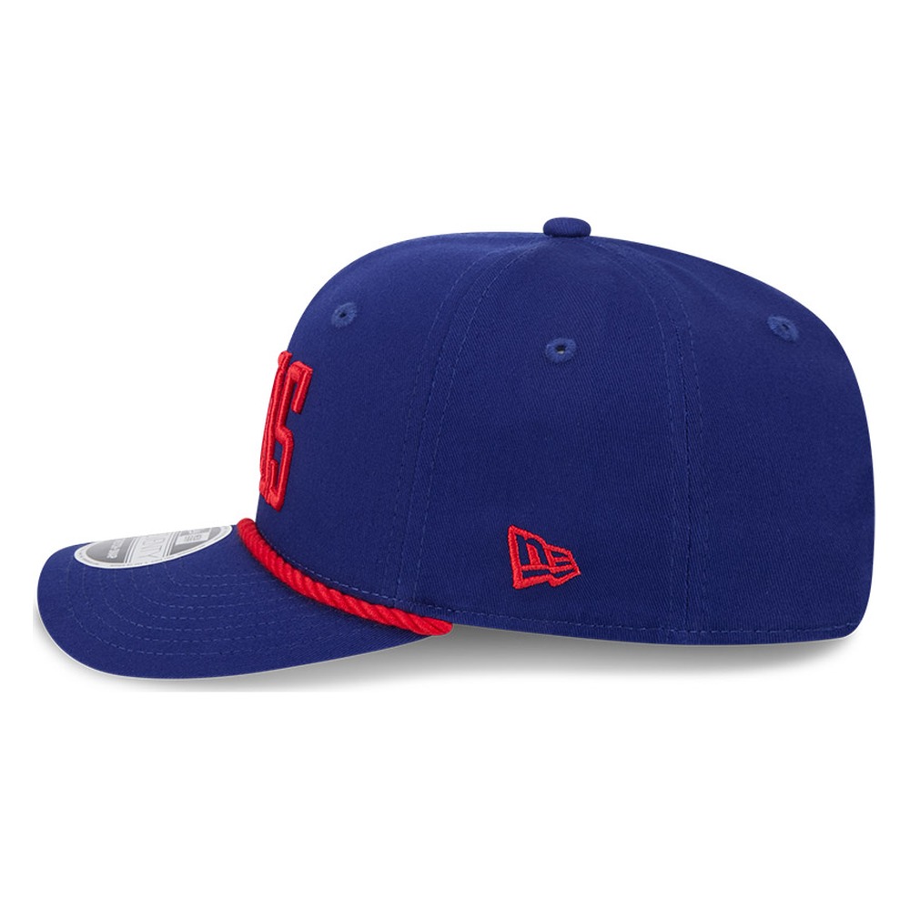 Texas Rangers Royal Wordmark Rope New Era 9SEVENTY Snapback Hat