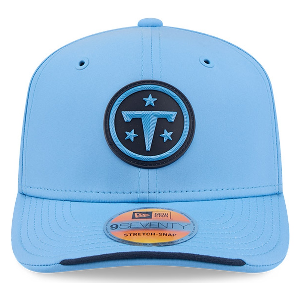 Tennessee Titans Light Blue 2026 NFL Sideline New Era 9SEVENTY Adjustable Snapback Hat