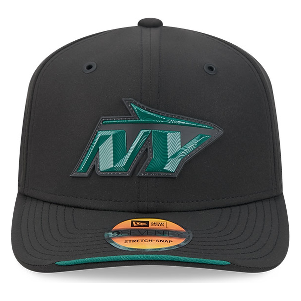 New York Jets Black 2026 NFL Sideline New Era 9SEVENTY Adjustable Snapback Hat