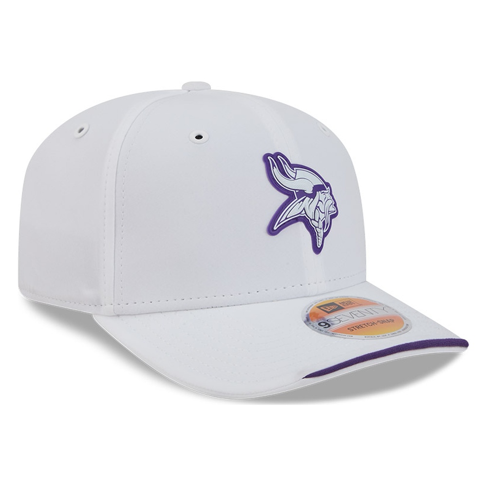 Minnesota Vikings White 2026 NFL Sideline New Era 9SEVENTY Adjustable Snapback Hat