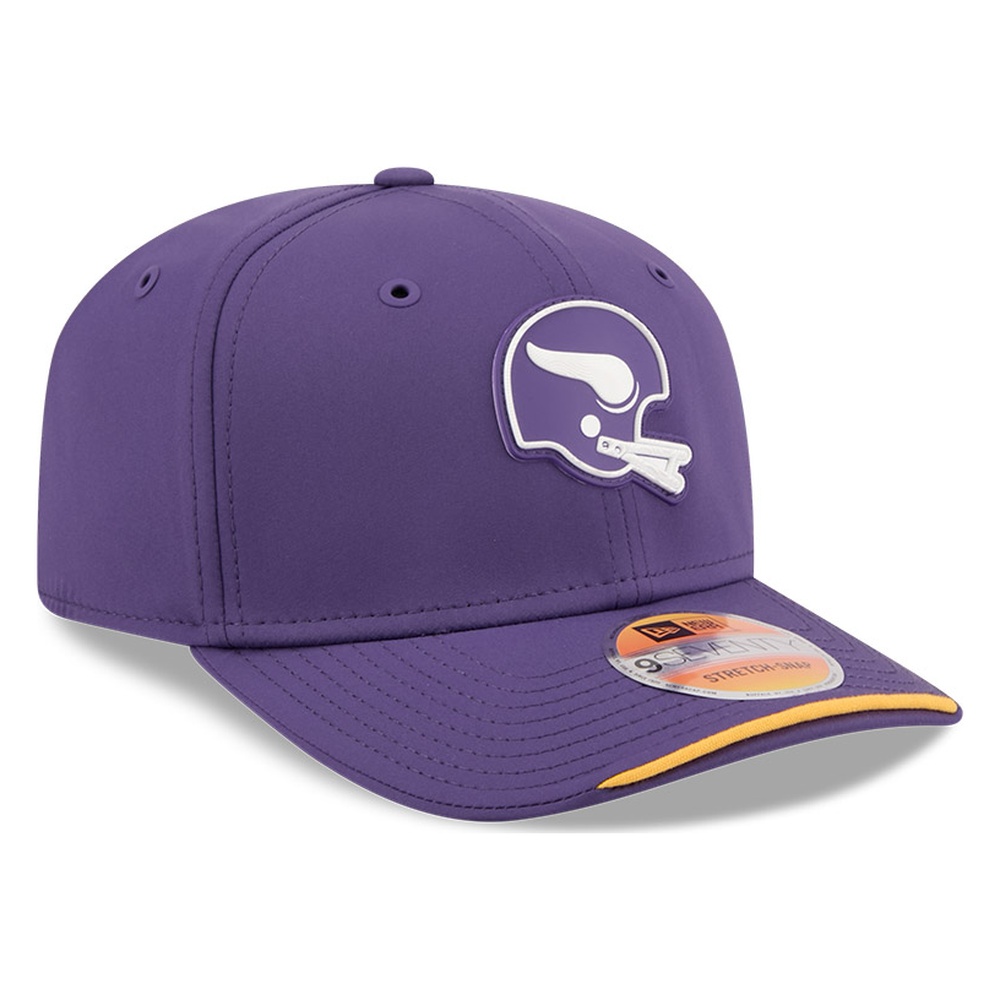 Minnesota Vikings Purple Historic Throwback 2026 NFL Sideline New Era 9SEVENTY Adjustable Snapback Hat