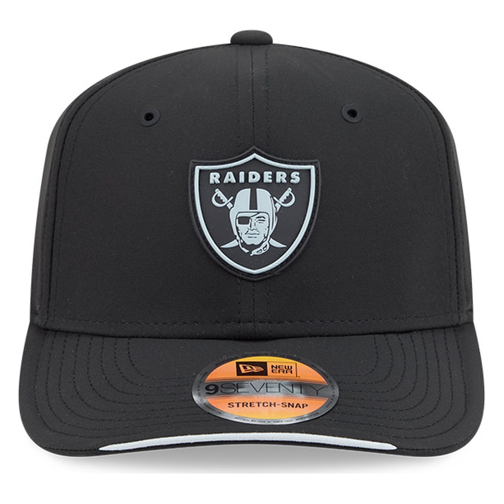 Las Vegas Raiders Black 2026 NFL Sideline New Era 9SEVENTY Adjustable Snapback Hat