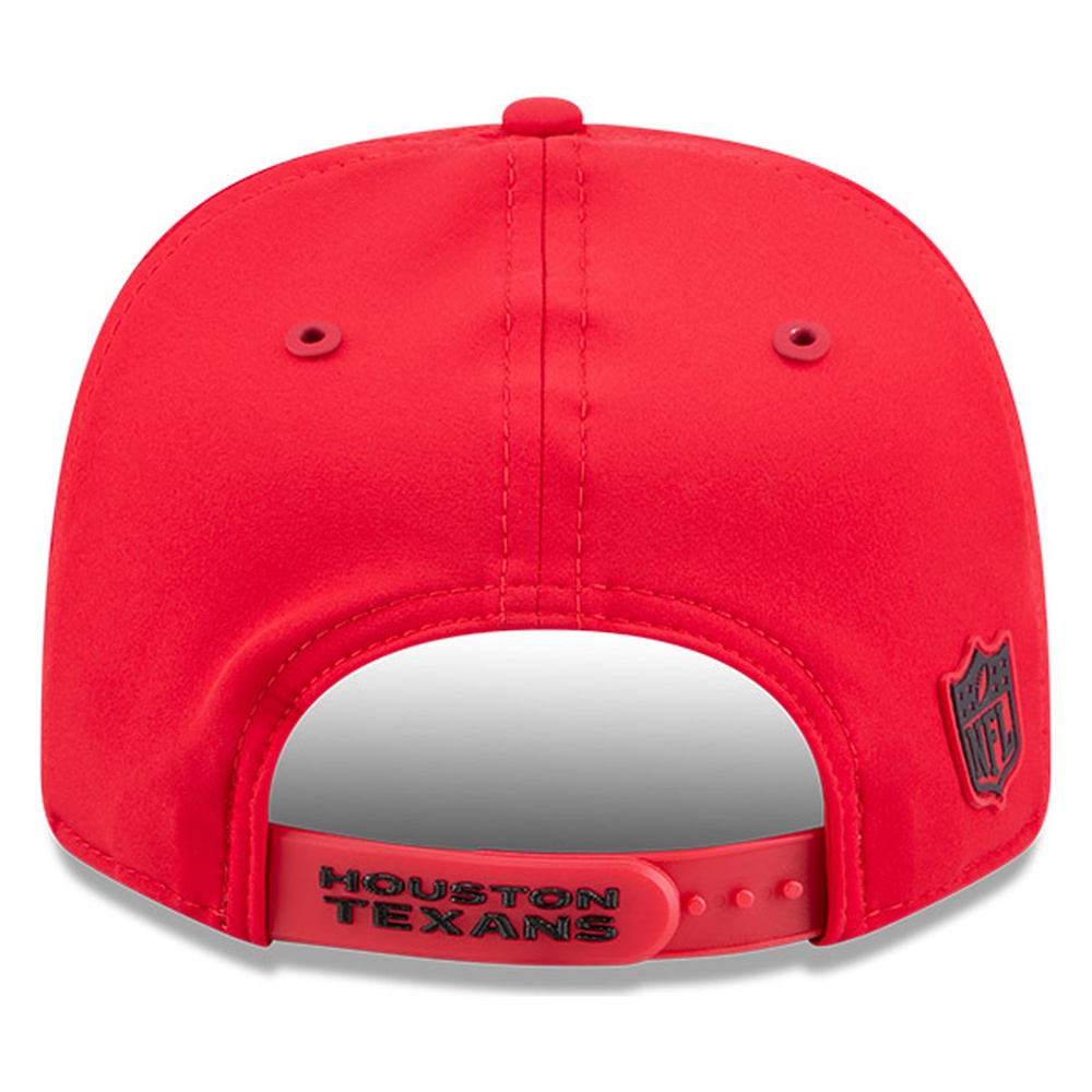 Houston Texans Red 2026 NFL Sideline New Era 9SEVENTY Adjustable Snapback Hat
