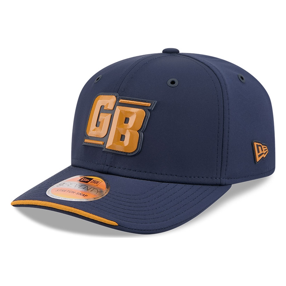 Green Bay Packers Navy Historic Throwback 2026 NFL Sideline New Era 9SEVENTY Adjustable Snapback Hat