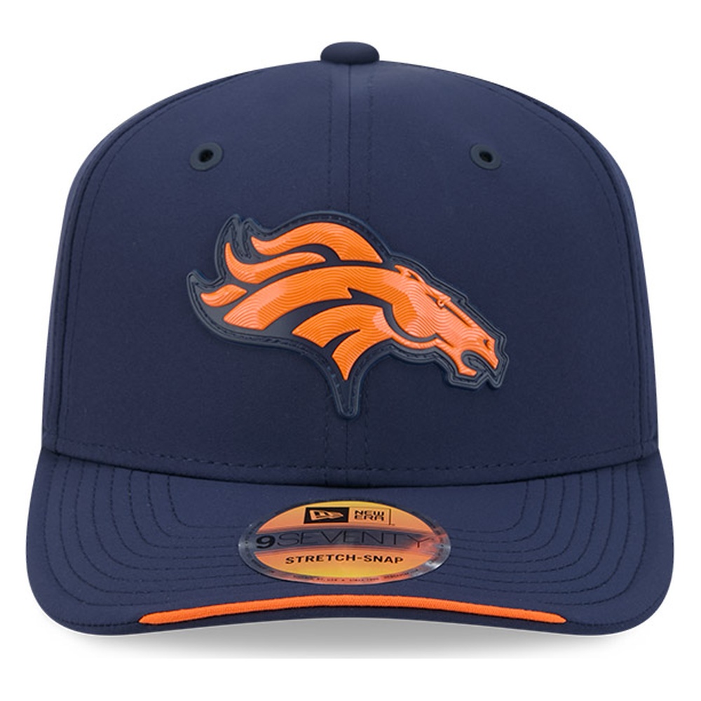 Denver Broncos Navy 2026 NFL Sideline New Era 9SEVENTY Adjustable Snapback Hat