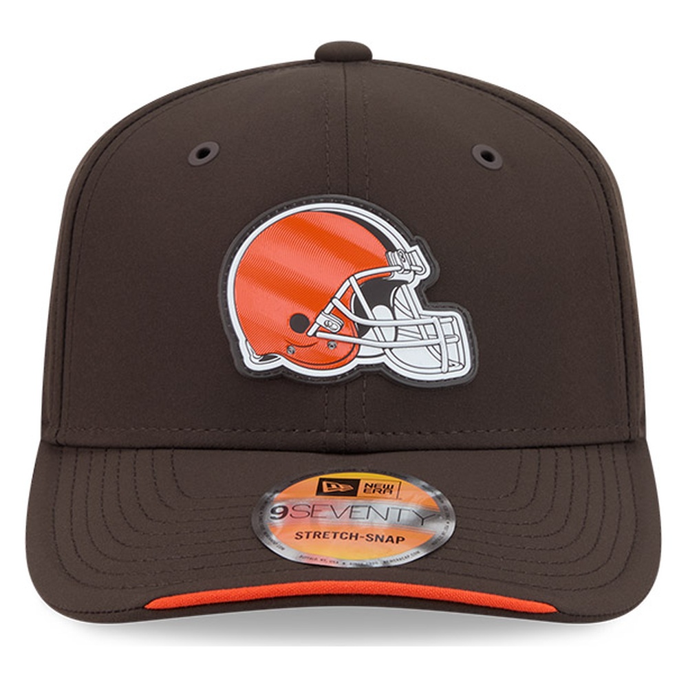 Cleveland Browns Brown 2026 NFL Sideline New Era 9SEVENTY Adjustable Snapback Hat