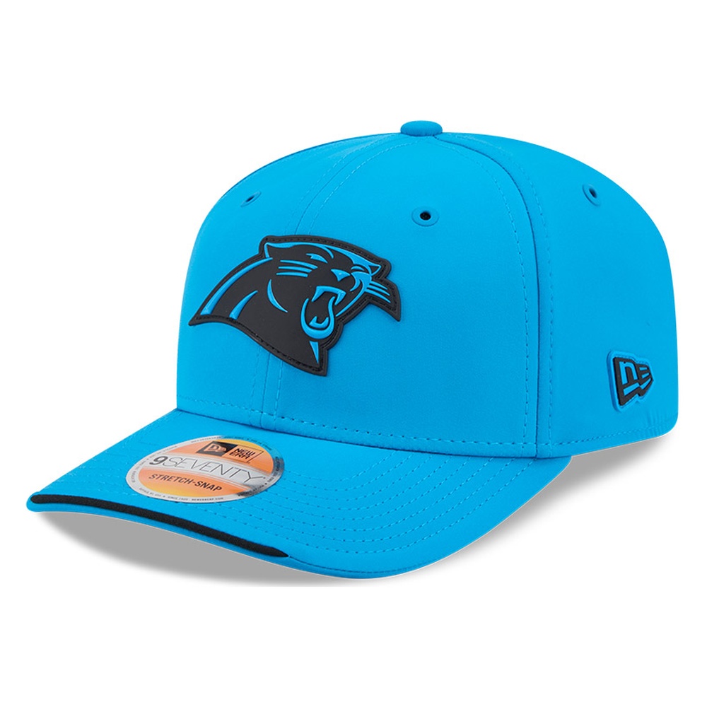 Carolina Panthers Light Blue 2026 NFL Sideline New Era 9SEVENTY Adjustable Snapback Hat