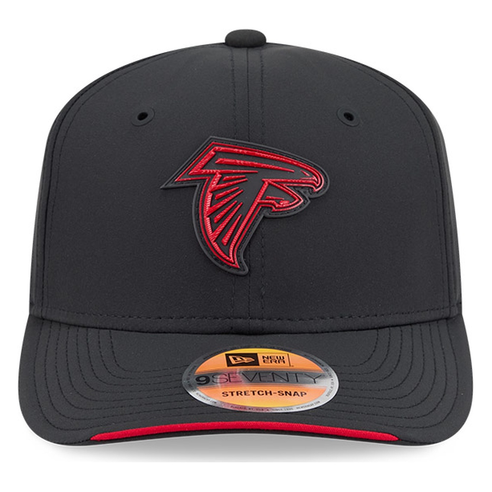Atlanta Falcons Black 2026 NFL Sideline New Era 9SEVENTY Adjustable Snapback Hat