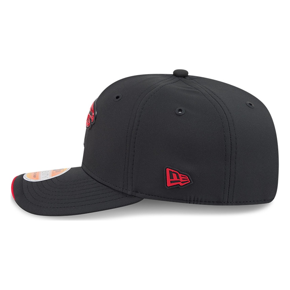 Atlanta Falcons Black 2026 NFL Sideline New Era 9SEVENTY Adjustable Snapback Hat