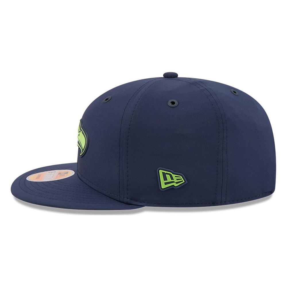 Seattle Seahawks Navy 2026 NFL Sideline New Era 9FIFTY Adjustable Snapback Hat