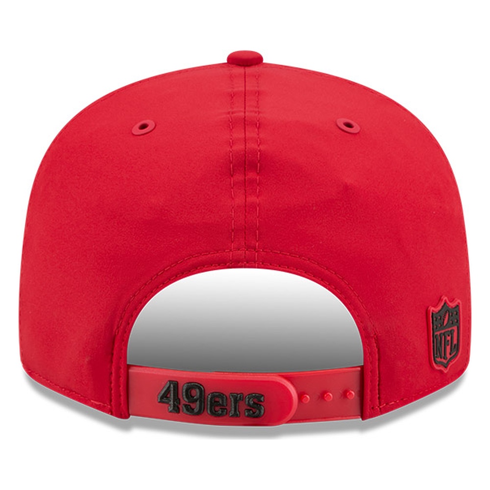 San Francisco 49ers Red 2026 NFL Sideline New Era 9FIFTY Adjustable Snapback Hat