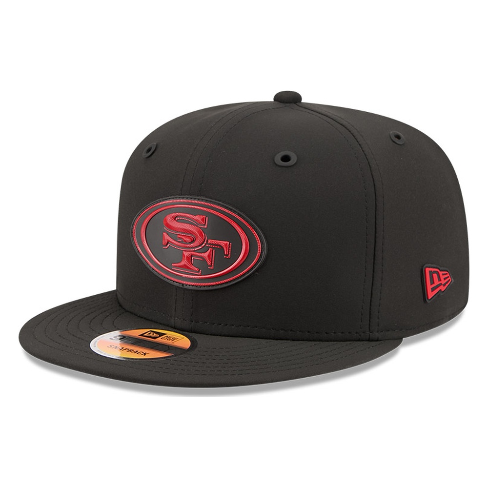 San Francisco 49ers Black 2026 NFL Sideline New Era 9FIFTY Adjustable Snapback Hat