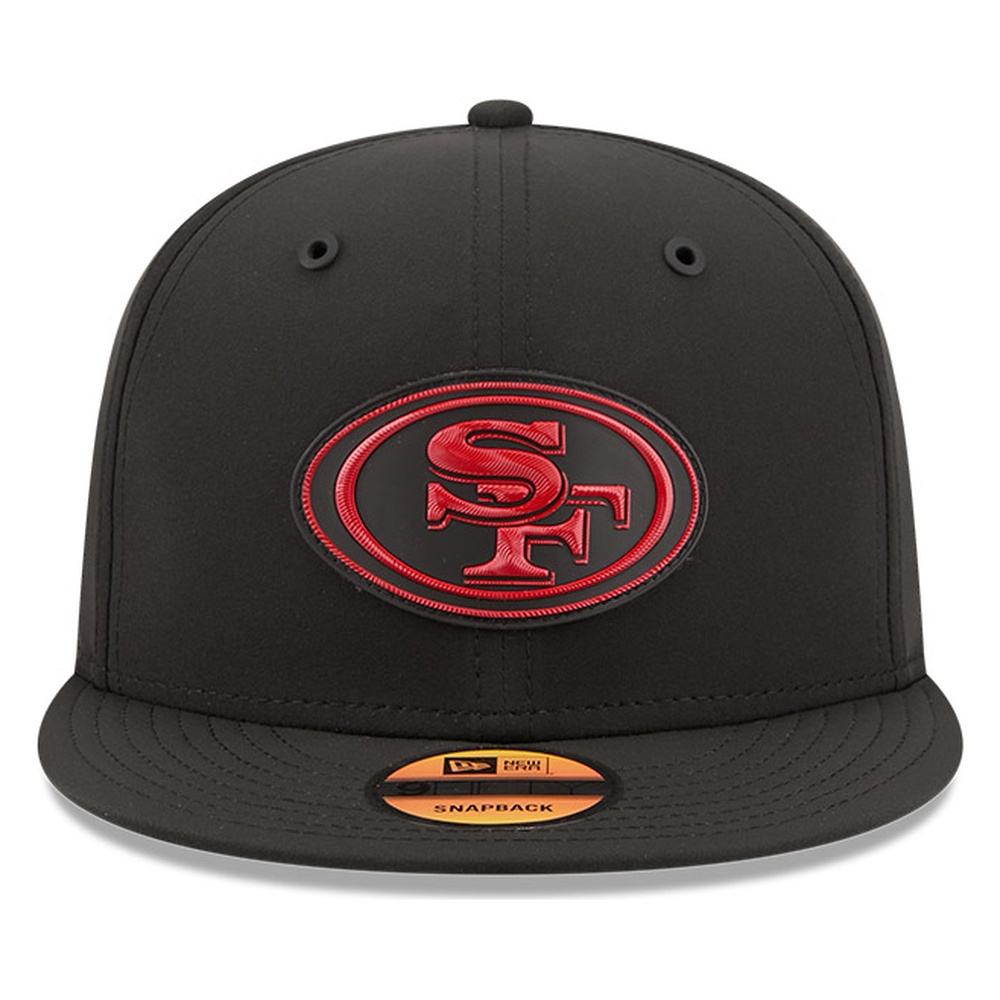 San Francisco 49ers Black 2026 NFL Sideline New Era 9FIFTY Adjustable Snapback Hat