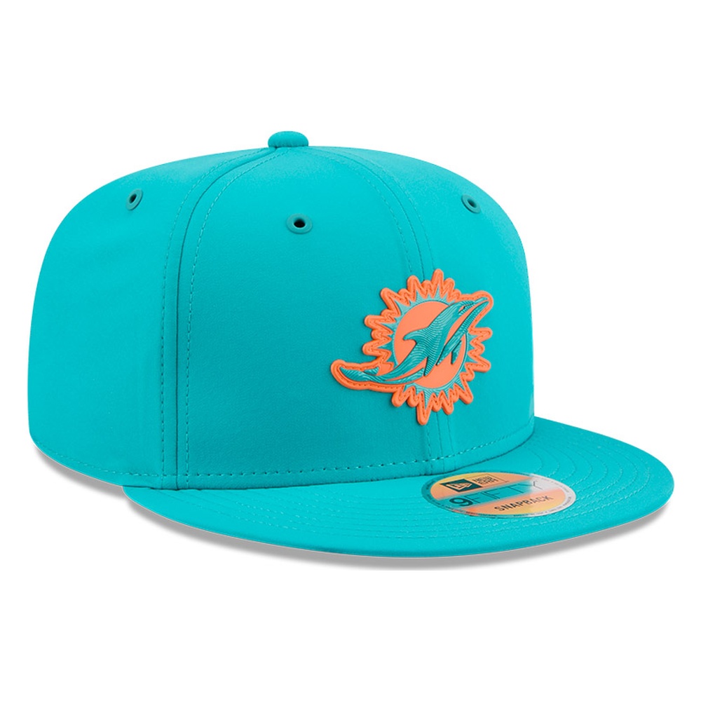 Miami Dolphins Teal 2026 NFL Sideline New Era 9FIFTY Adjustable Snapback Hat