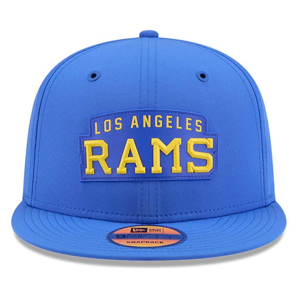 Los Angeles Rams Royal Blue Historic Throwback 2026 NFL Sideline New Era 9FIFTY Adjustable Snapback Hat