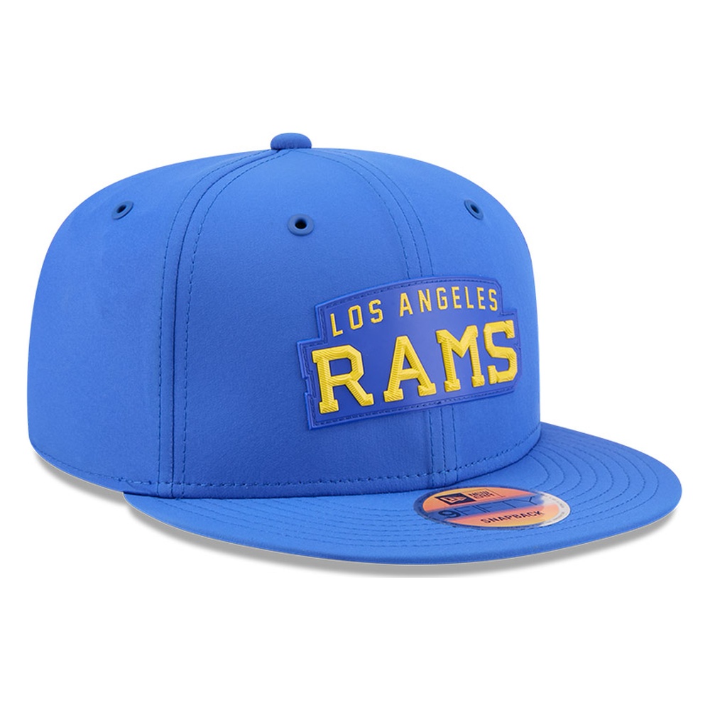 Los Angeles Rams Royal Blue Historic Throwback 2026 NFL Sideline New Era 9FIFTY Adjustable Snapback Hat