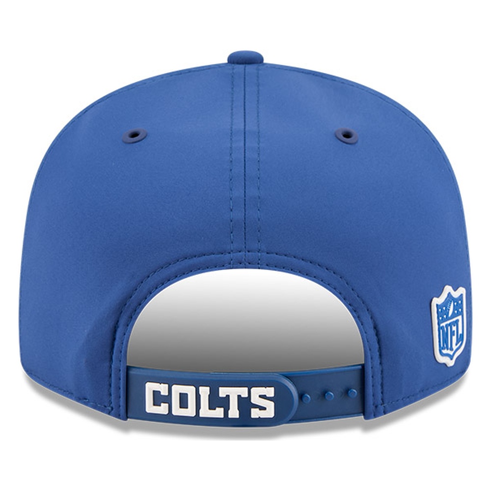 Indianapolis Colts Royal Blue 2026 NFL Sideline New Era 9FIFTY Adjustable Snapback Hat