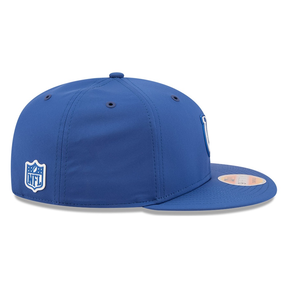 Indianapolis Colts Royal Blue 2026 NFL Sideline New Era 9FIFTY Adjustable Snapback Hat