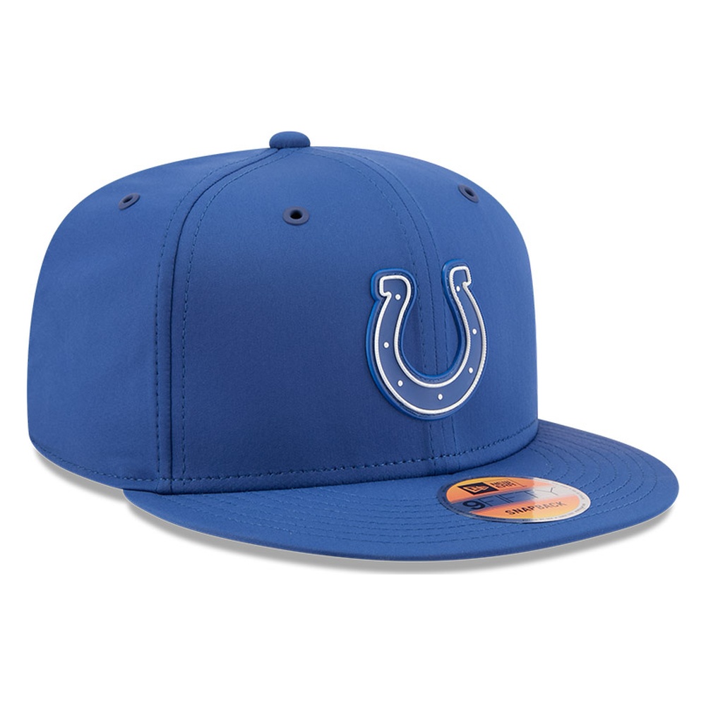 Indianapolis Colts Royal Blue 2026 NFL Sideline New Era 9FIFTY Adjustable Snapback Hat