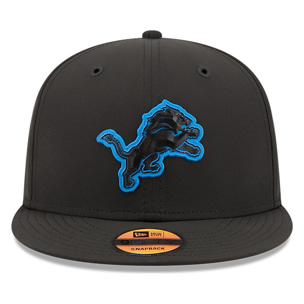 Detroit Lions Black 2026 NFL Sideline New Era 9FIFTY Adjustable Snapback Hat