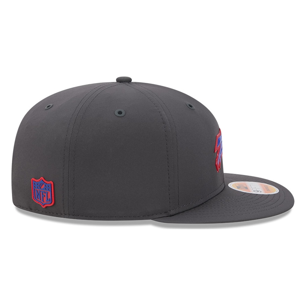 Buffalo Bills Charcoal 2026 NFL Sideline New Era 9FIFTY Adjustable Snapback Hat
