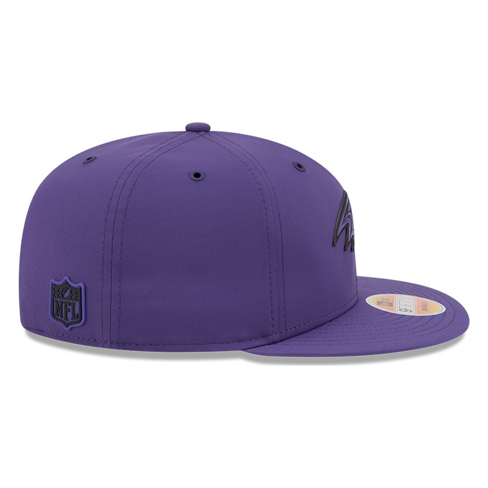 Baltimore Ravens Purple 2026 NFL Sideline New Era 9FIFTY Adjustable Snapback Hat