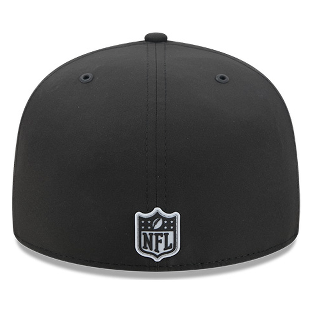 Las Vegas Raiders Black Historic Throwback 2026 NFL Sideline New Era 59FIFTY Fitted Hat