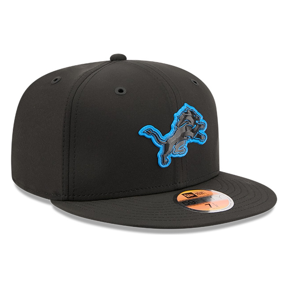 Detroit Lions Black 2026 NFL Sideline New Era 59FIFTY Fitted Hat