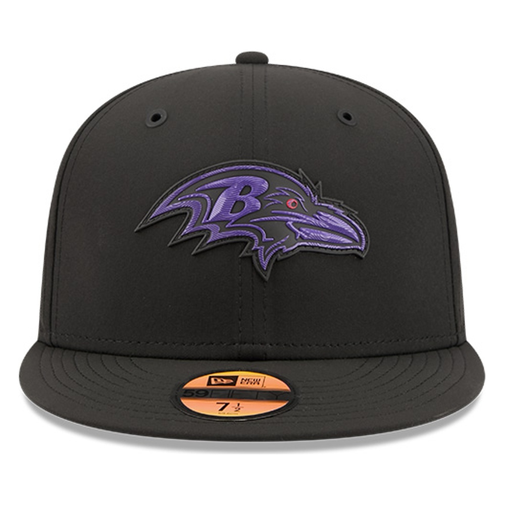 Baltimore Ravens Black 2026 NFL Sideline New Era 59FIFTY Fitted Hat
