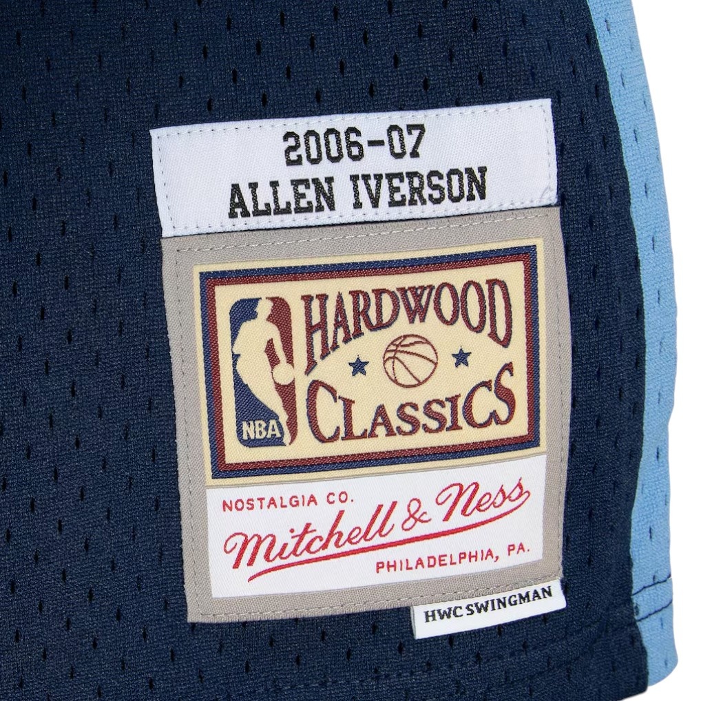 Denver Nuggets Allen Iverson Navy 2006-07 Mitchell & Ness Swingman Jersey