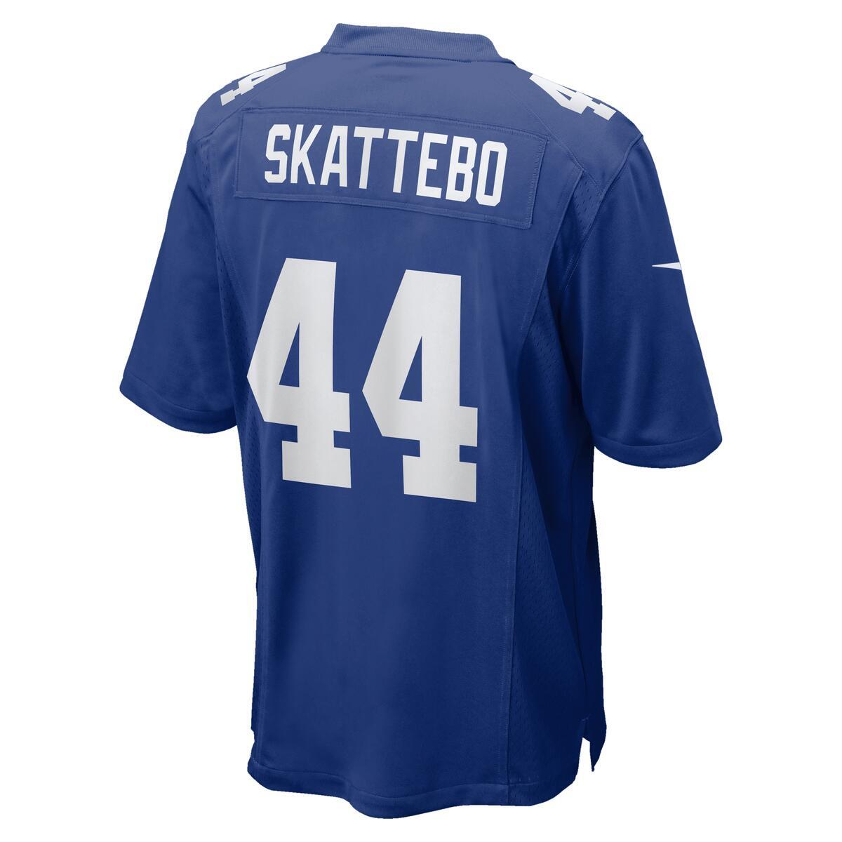 New York Giants Cam Skattebo Royal Blue Nike Game Jersey