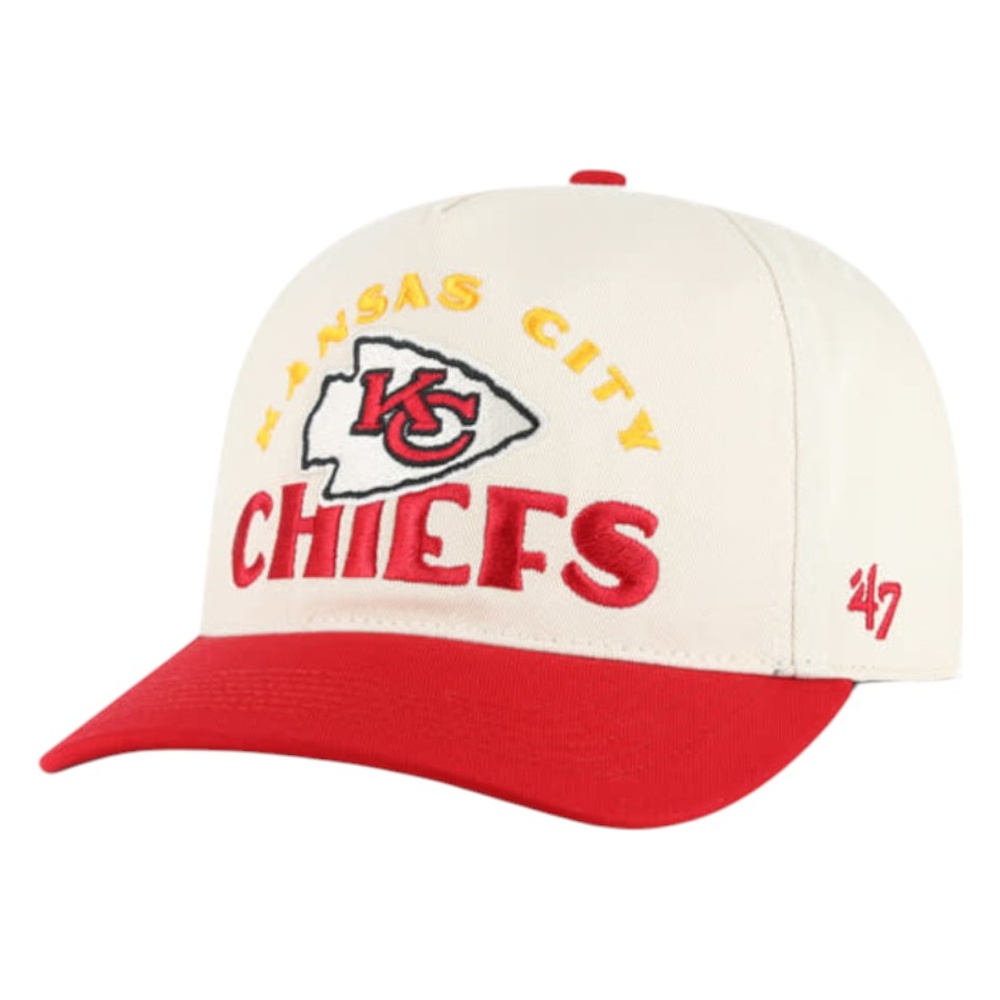 Kansas City Chiefs Natural Arcitext '47 Hitch Snapback Hat