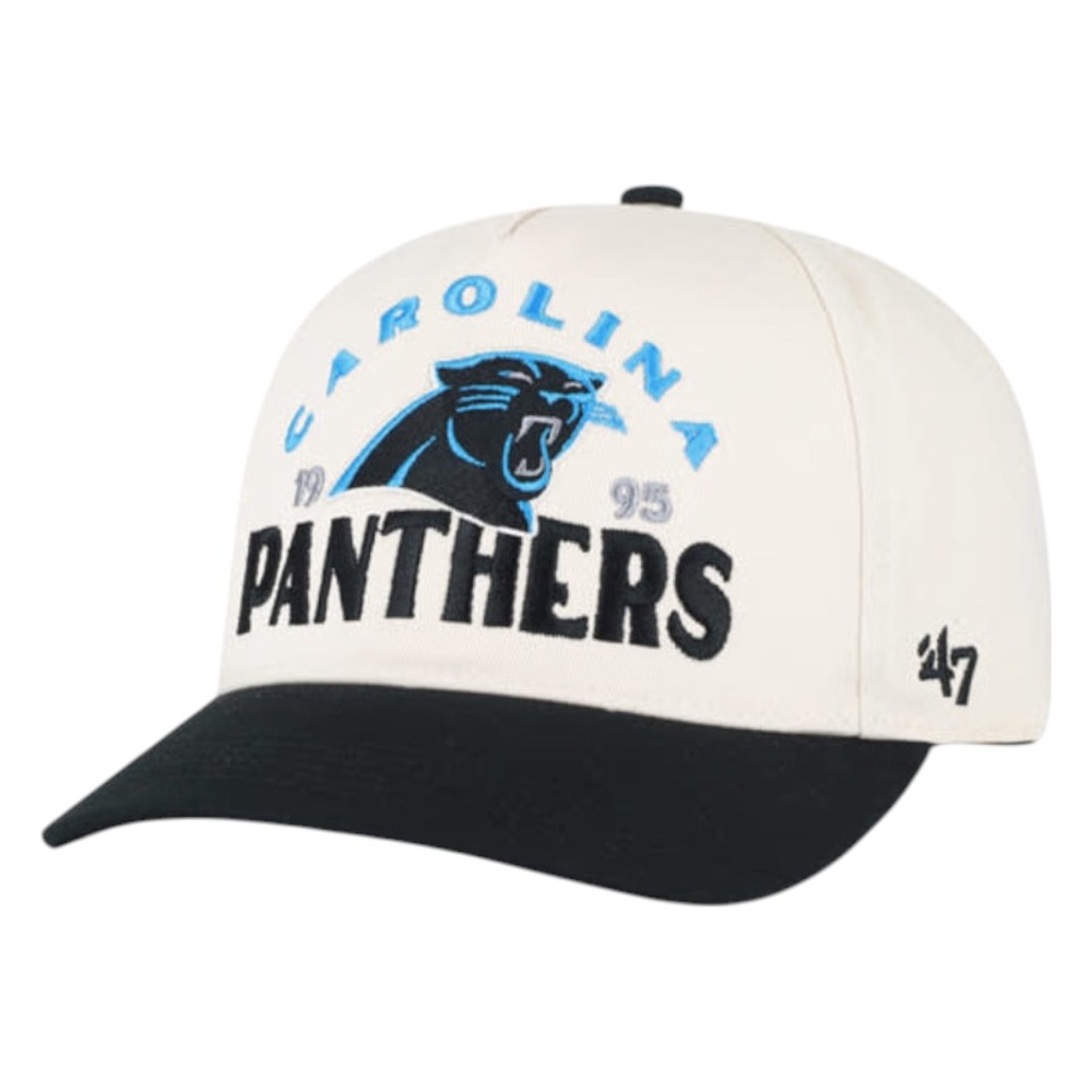Carolina Panthers Natural Arcitext '47 Hitch Snapback Hat