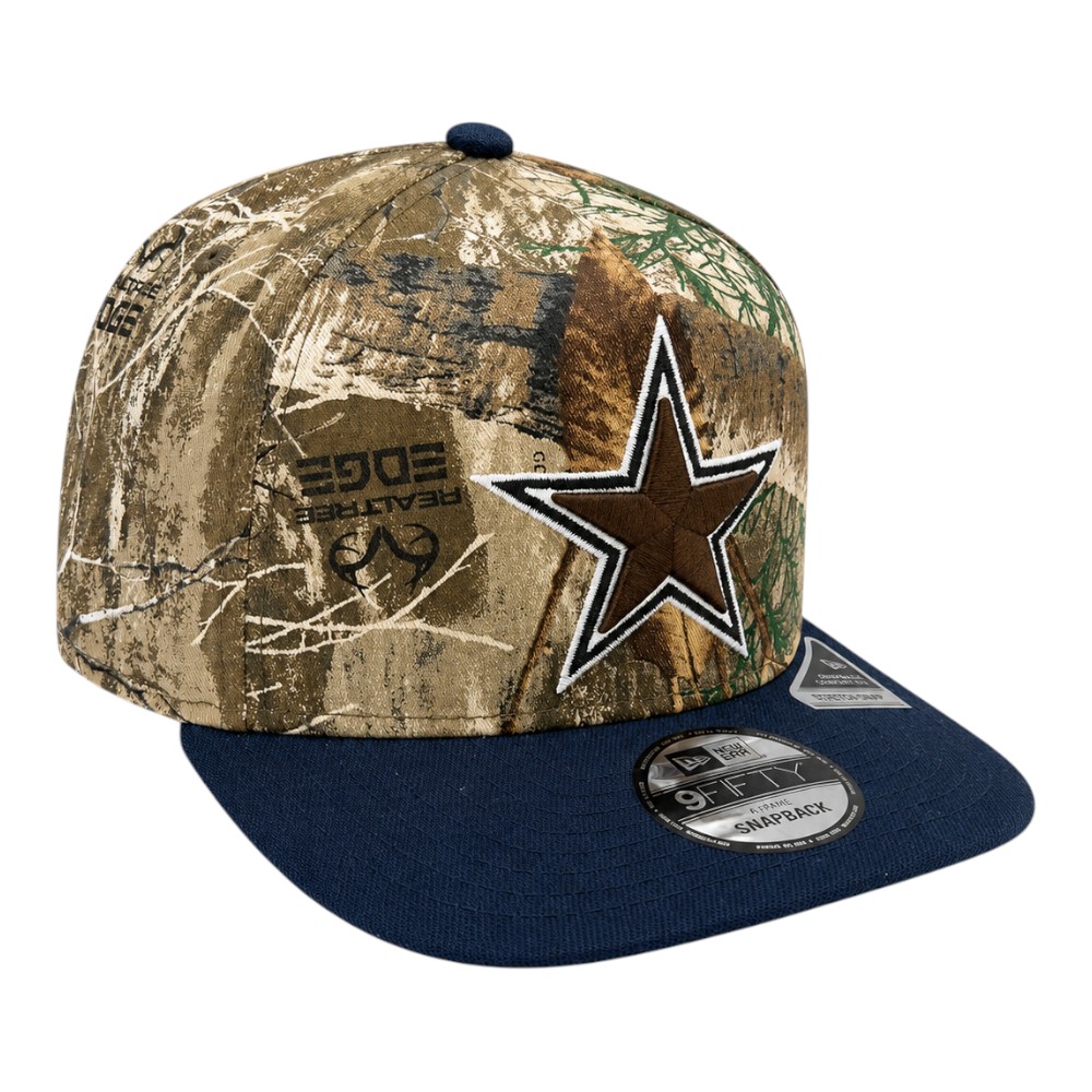 Dallas Cowboys Realtree and Navy New Era 9FIFTY A-Frame Snapback Hat