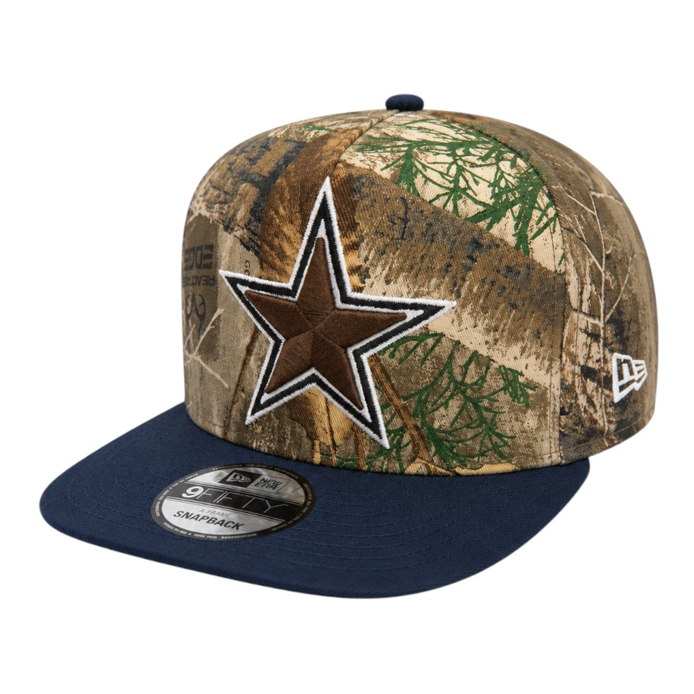 Dallas Cowboys Realtree and Navy New Era 9FIFTY A-Frame Snapback Hat