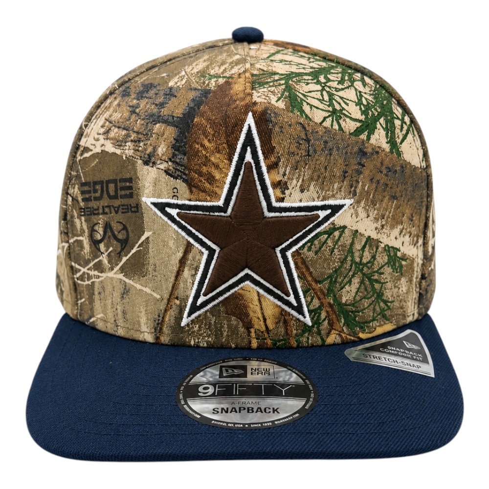 Dallas Cowboys Realtree and Navy New Era 9FIFTY A-Frame Snapback Hat