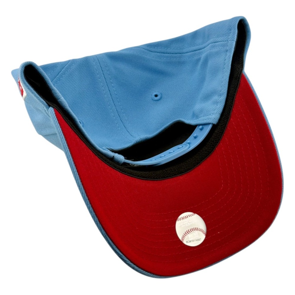 St. Louis Cardinals Light Blue "The Lou" STL Patch New Era 9SEVENTY Stretch-Snap Hat